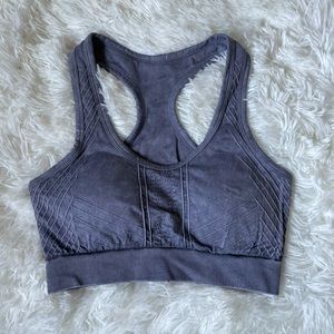Gray Sports Bra